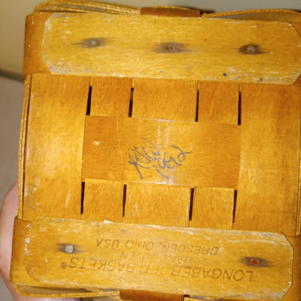 3 Longaberger Woven Baskets - Picture 4 of 5